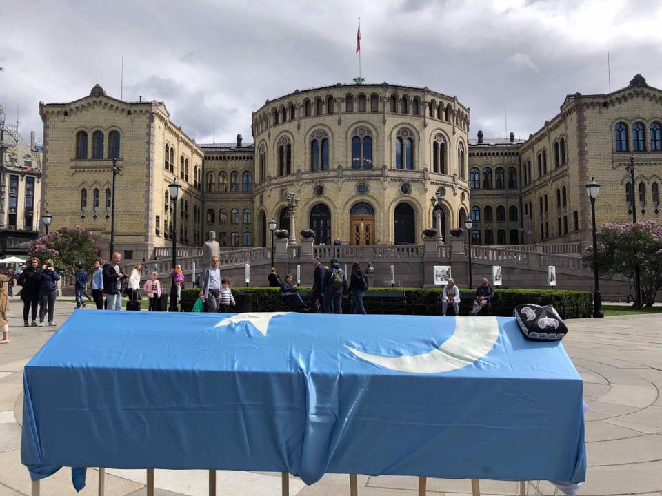 ‘Mock Funeral’ held  in Oslo to raise awareness on China’s ongoing atrocities against the Uighurs