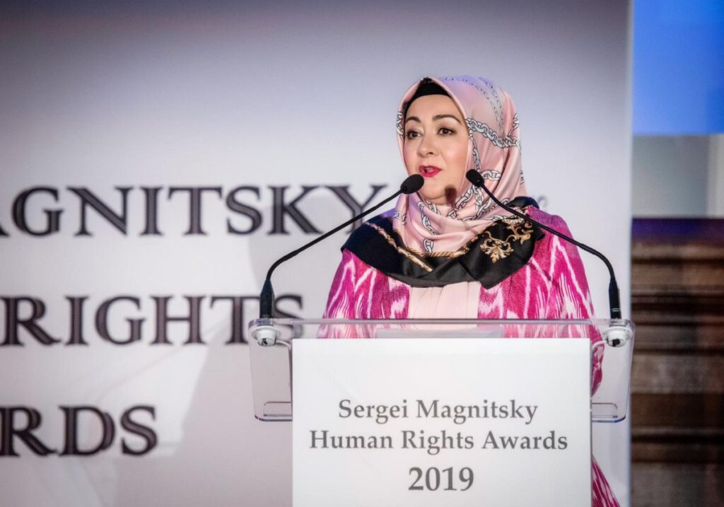 Gulchehra Hoja’s speech at the Magnitsky Human Rights Award ceremony