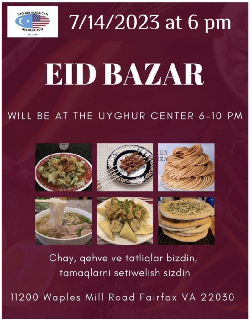 Uyghur American Association Hosts Community Bazaar in Fairfax, Showcasing Culture and Cuisine