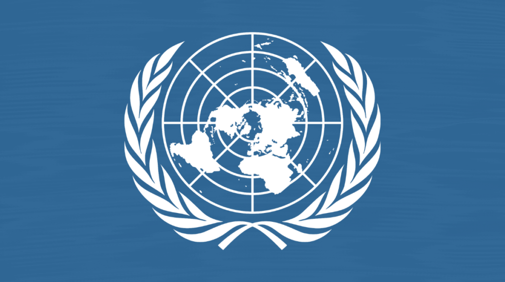 U.N logo,