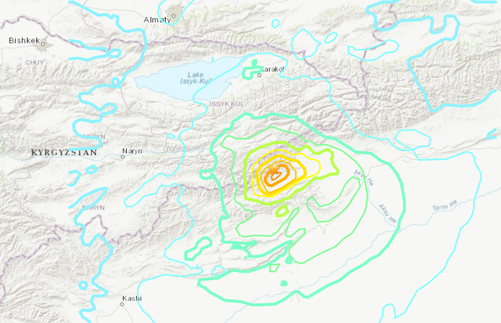 Strong earthquake of magnitude 7.1 strikes Uyghurs’ Homeland