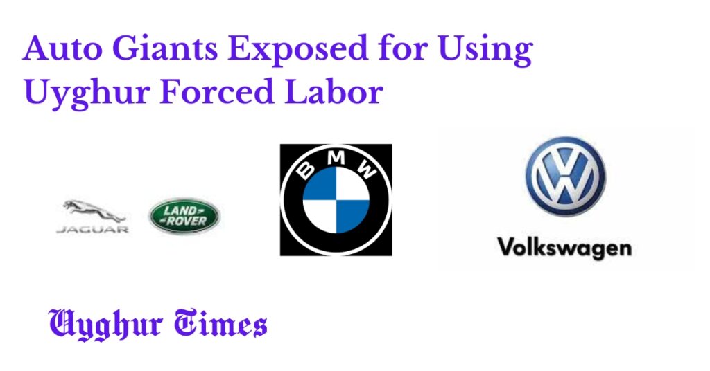 Uyghur forced labor in auto makers