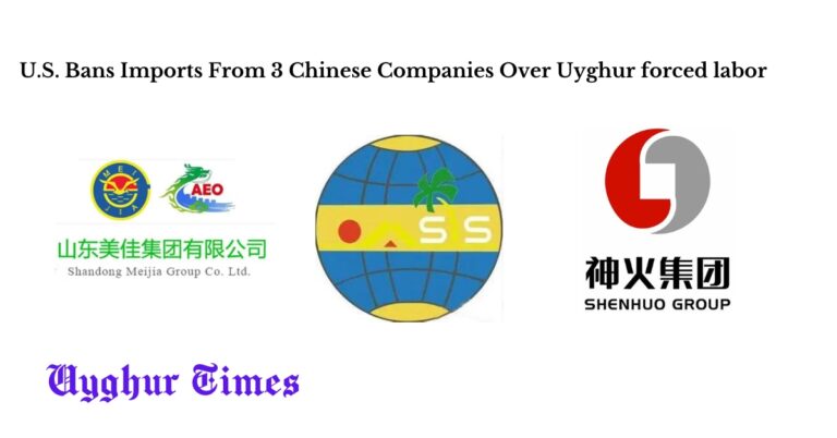 U.S. Blacklists 3 More Chinese Firms Over Uyghur Forced Labor