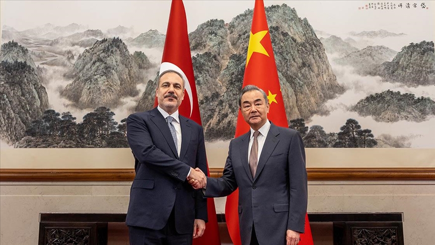 hakan Fidan Met China's Foreign Minister Wang Yi