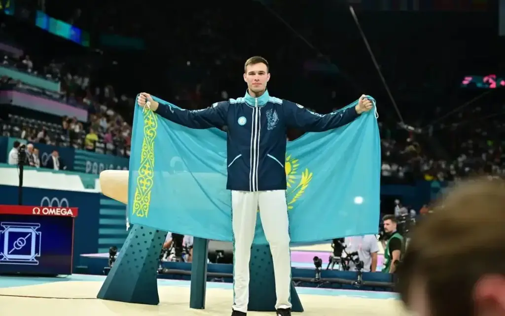 Uyghur-Origin Gymnast Nariman Kurbanov Wins Silver for Kazakhstan at 2024 Paris Olympics