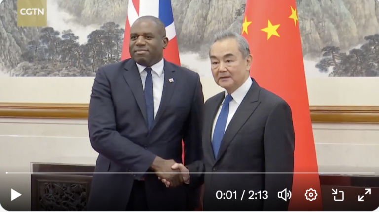 Labour Backtracks on Genocide Push Amid David Lammy's China Visit