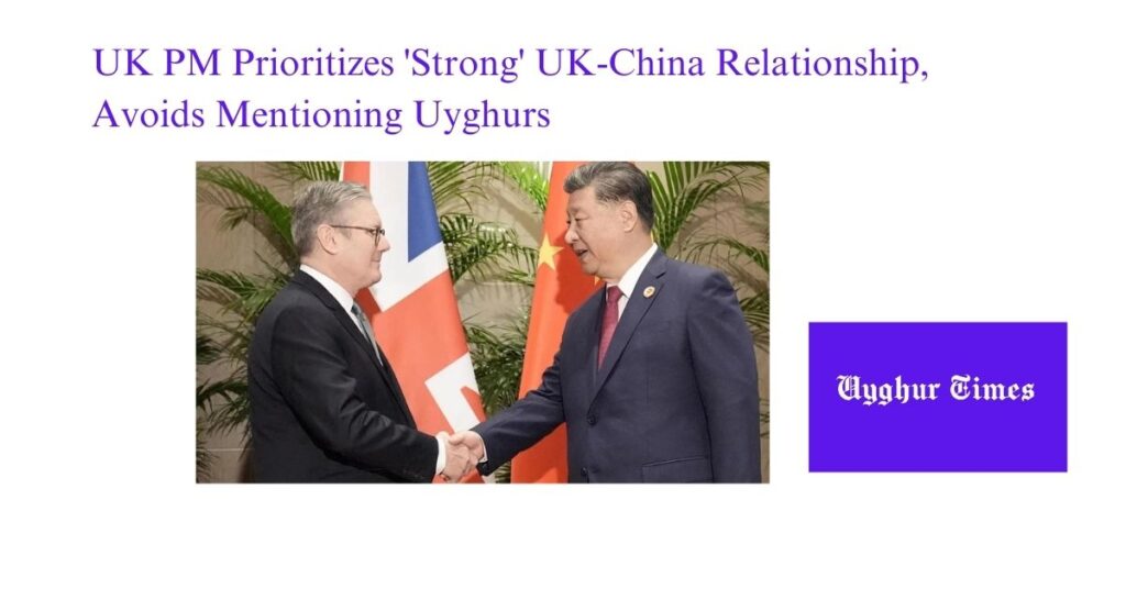 UK PM Prioritizes ‘Strong’ UK-China Relationship, Avoids Mentioning Uyghurs