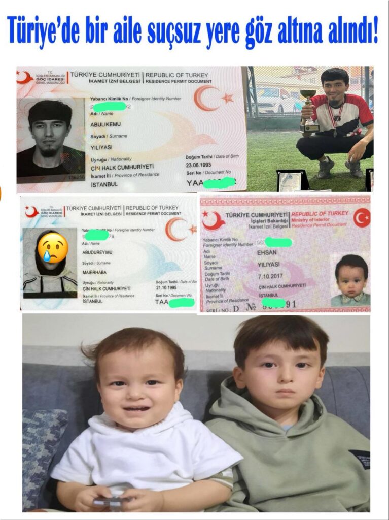 Uyghur Businessman and Family Detained by Turkish Authorities