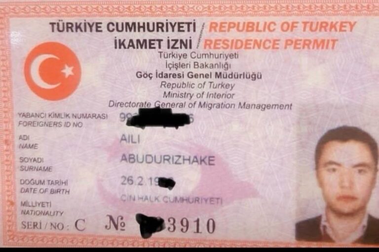 Uyghur Man Legally Residing in Turkey Deported to Saudi Arabia After Airport Detention