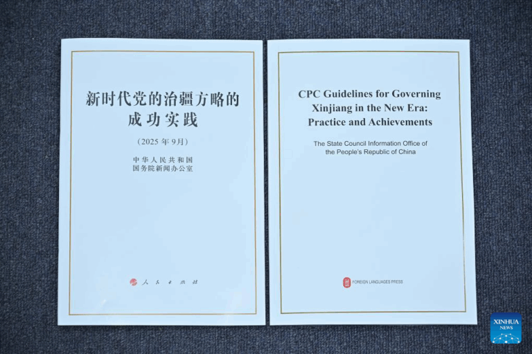 White paper: Xinjiang experiencing best period of development in history